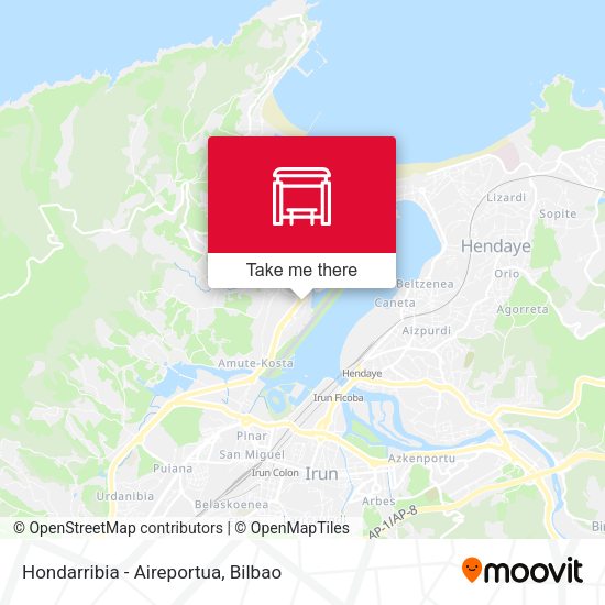 Hondarribia - Aireportua map