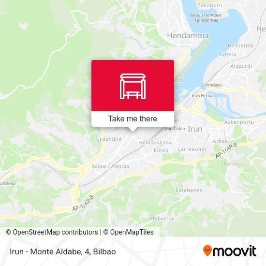 Irun - Monte Aldabe, 4 map