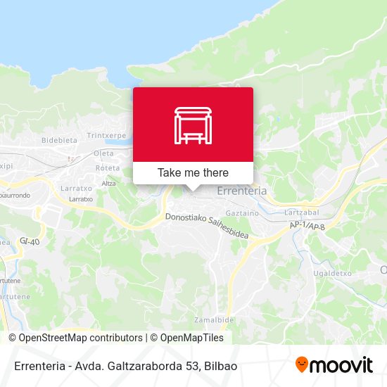 Errenteria -  Avda. Galtzaraborda 53 map