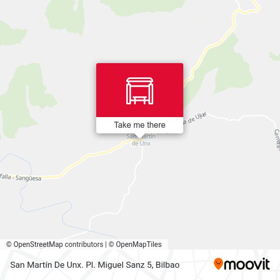 San Martín De Unx. Pl. Miguel Sanz 5 map