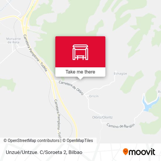 Unzué/Untzue. C/Soroeta 2 map