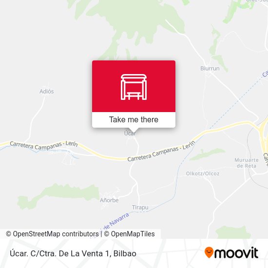Úcar. C/Ctra. De La Venta 1 map