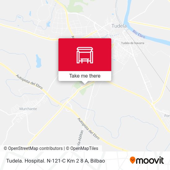 Tudela. Hospital. N-121-C Km 2 8 A map