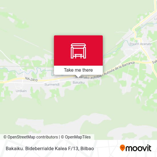 Bakaiku. Bideberrialde Kalea F / 13 map