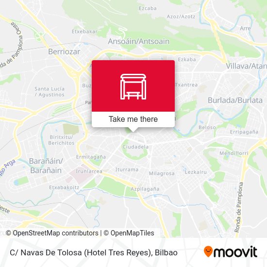 C/ Navas De Tolosa (Hotel Tres Reyes) map