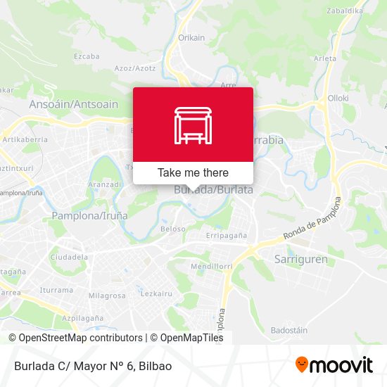 Burlada C/ Mayor Nº 6 map
