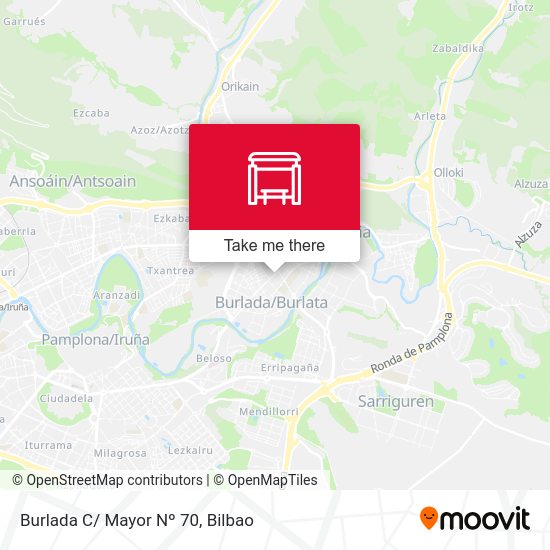 Burlada C/ Mayor Nº 70 map