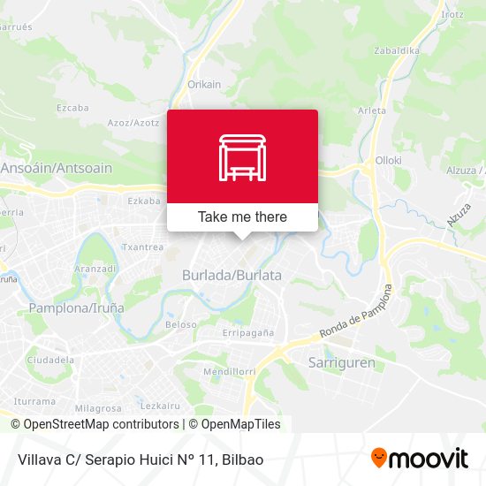 Villava C/ Serapio Huici Nº 11 map
