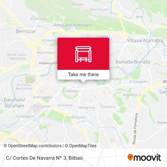 C/ Cortes De Navarra Nº 3 map