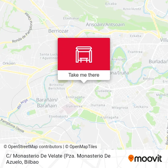 C/ Monasterio De Velate map