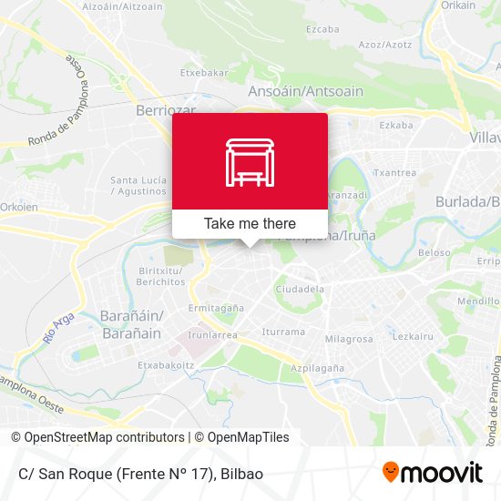 C/ San Roque (Frente Nº 17) map