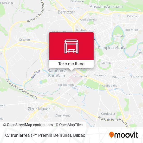 C/ Irunlarrea (Pº Premin De Iruña) map