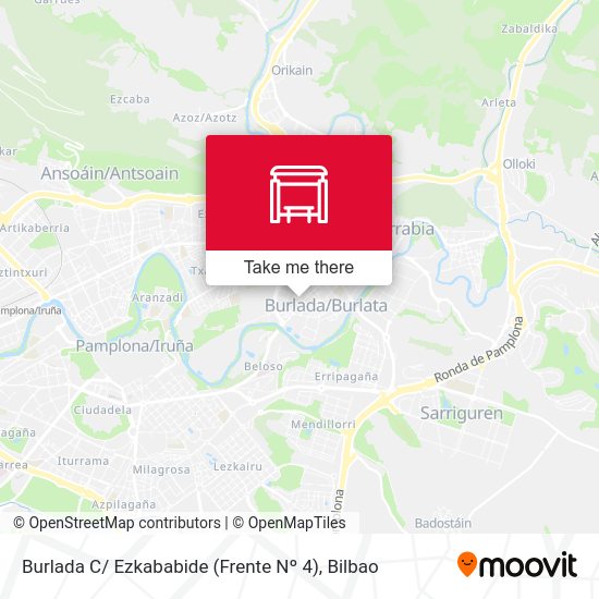 Burlada C/ Ezkababide (Frente Nº 4) map