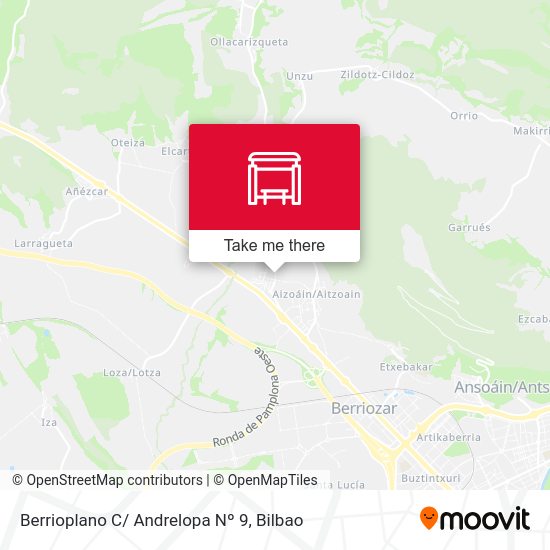 Berrioplano C/ Andrelopa Nº 9 map