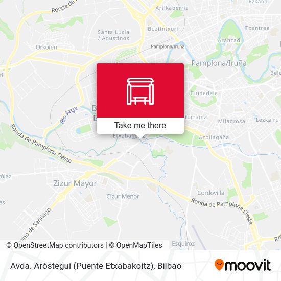 Avda. Aróstegui (Puente Etxabakoitz) map