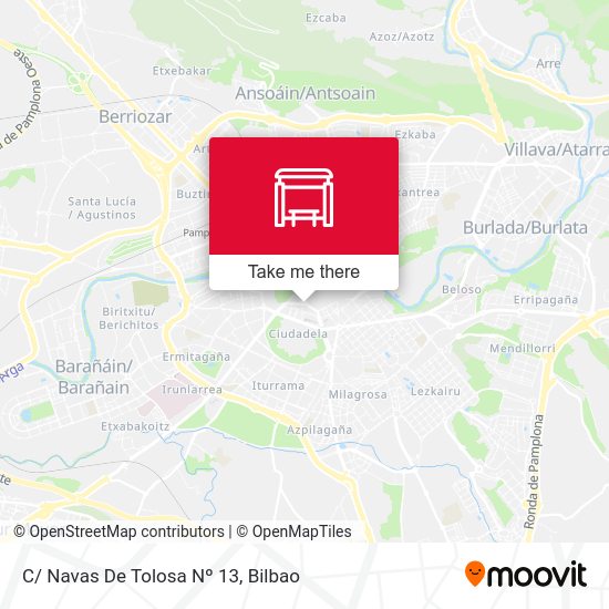 C/ Navas De Tolosa Nº 13 map