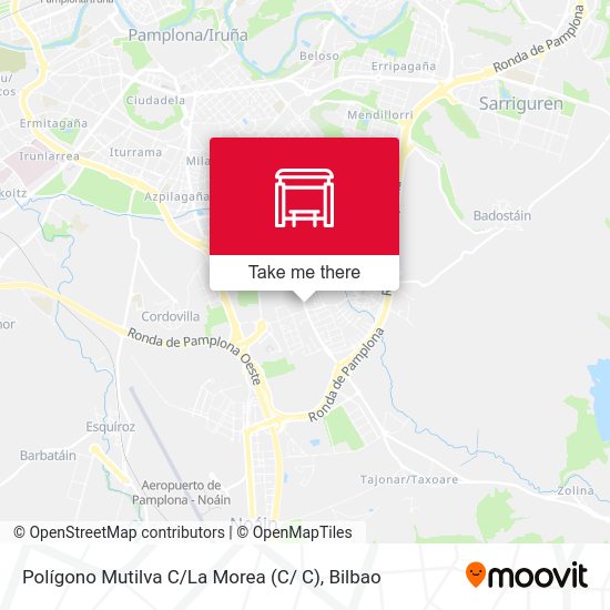 Polígono Mutilva C / La Morea (C/ C) map