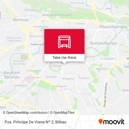 Pza. Príncipe De Viana Nº 2 map