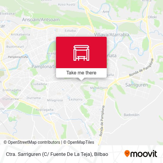 Ctra. Sarriguren (C/ Fuente De La Teja) map