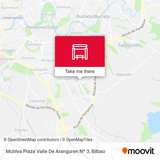 Mutilva Plaza Valle De Aranguren Nº 3 map