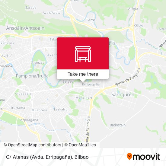 C/ Atenas (Avda. Erripagaña) map