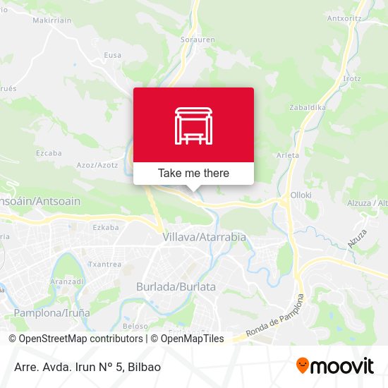 Arre. Avda. Irun Nº 5 map