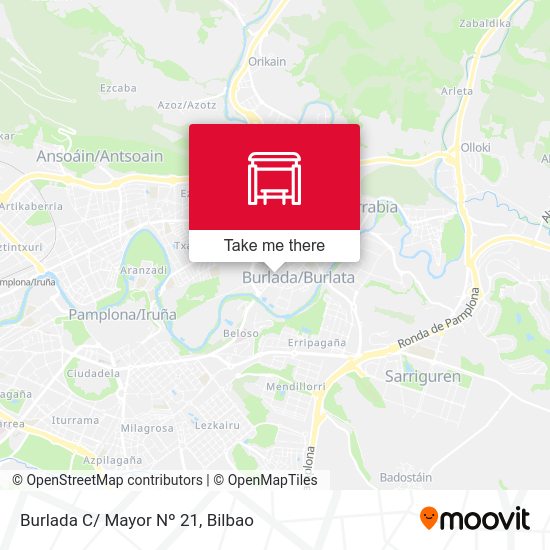 Burlada C/ Mayor Nº 21 map