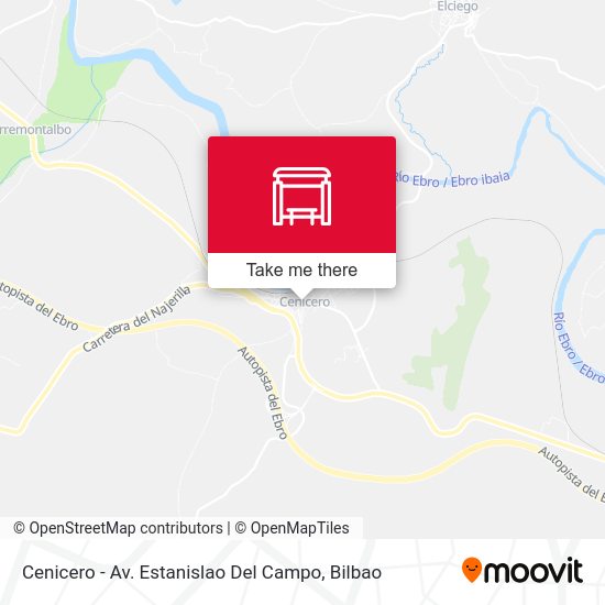Cenicero - Av. Estanislao Del Campo map