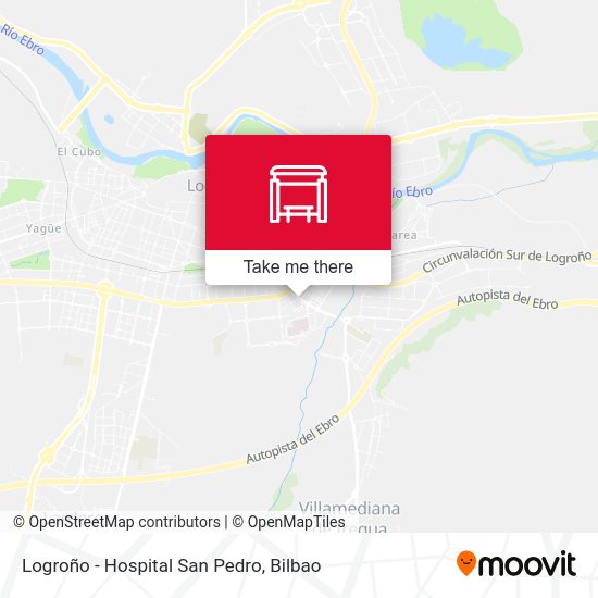 Logroño - Hospital San Pedro map