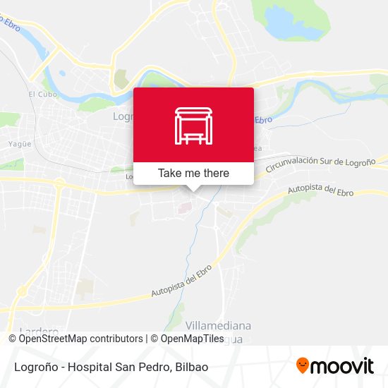 Logroño - Hospital San Pedro map