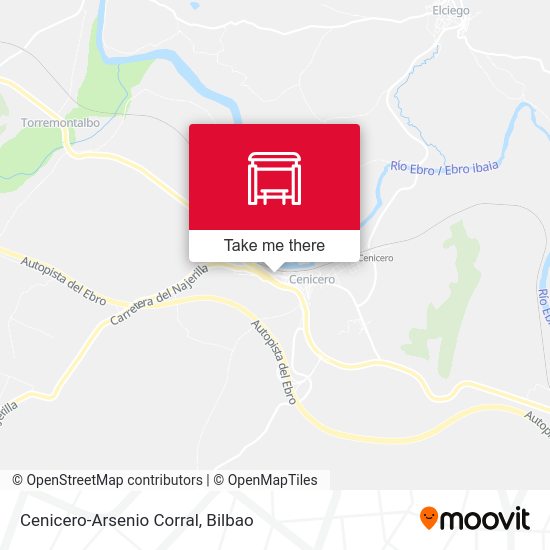 Cenicero-Arsenio Corral map