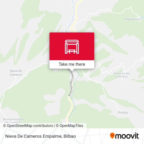 Nieva De Cameros Empalme map
