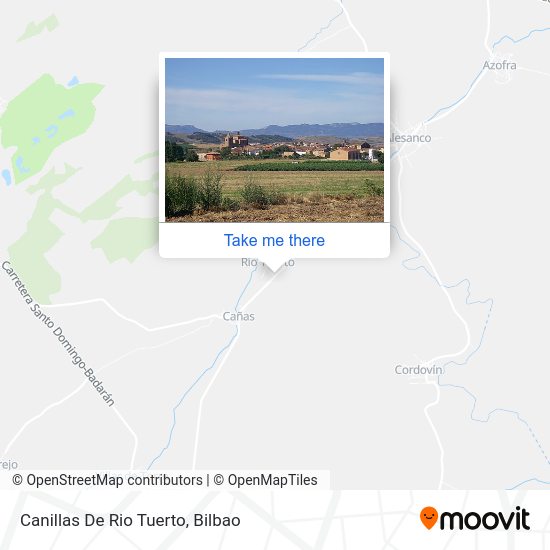 Canillas De Rio Tuerto map