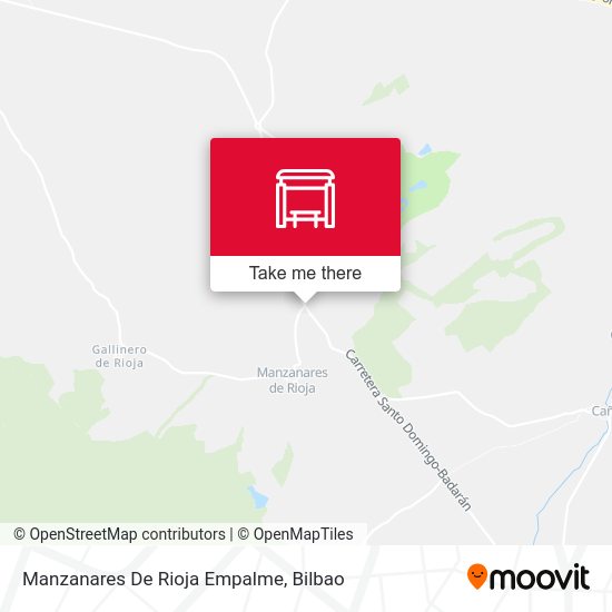 Manzanares De Rioja Empalme map