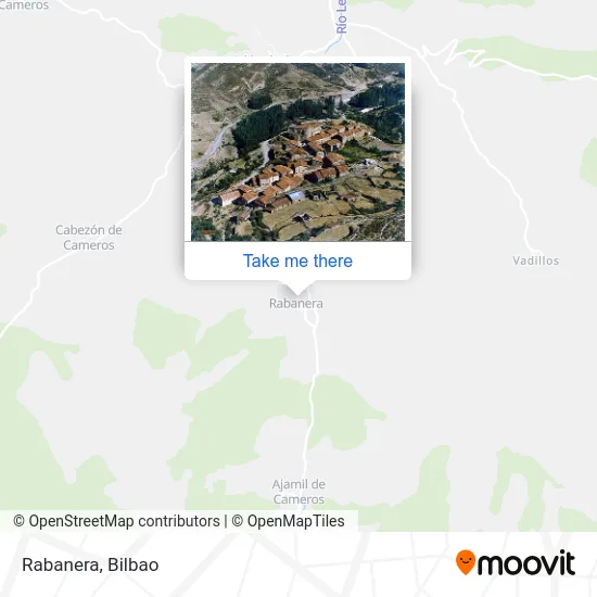 mapa Rabanera