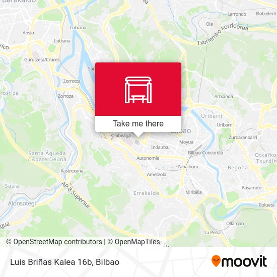 Luis Briñas Kalea 16b map