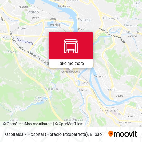 Ospitalea / Hospital (Horacio Etxebarrieta) map