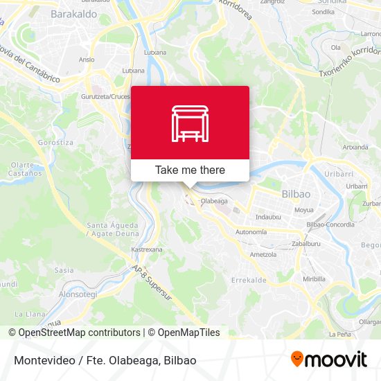 Montevideo / Fte. Olabeaga map