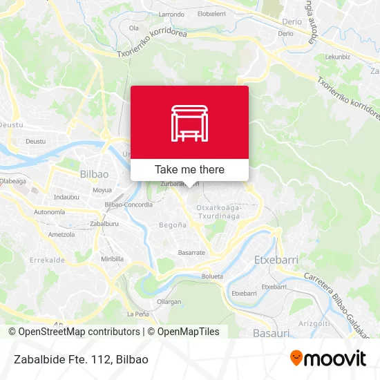 Zabalbide Fte. 112 map