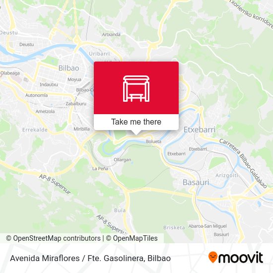 Avenida Miraflores / Fte. Gasolinera map