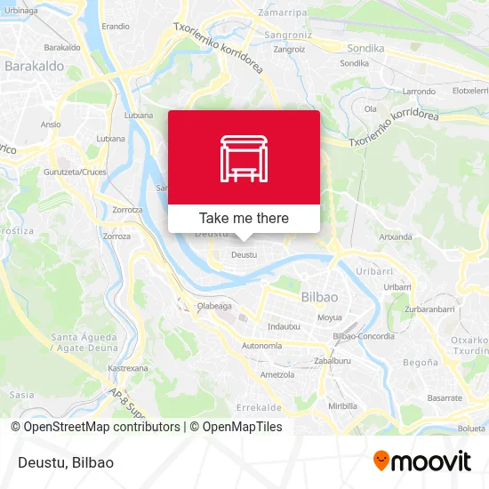 Deustu map