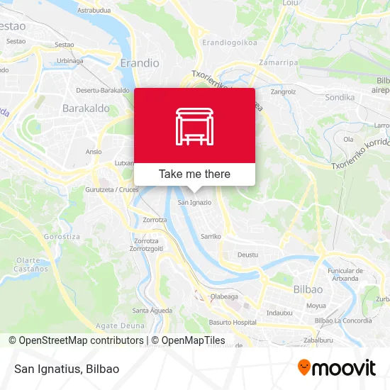 San Ignazio map