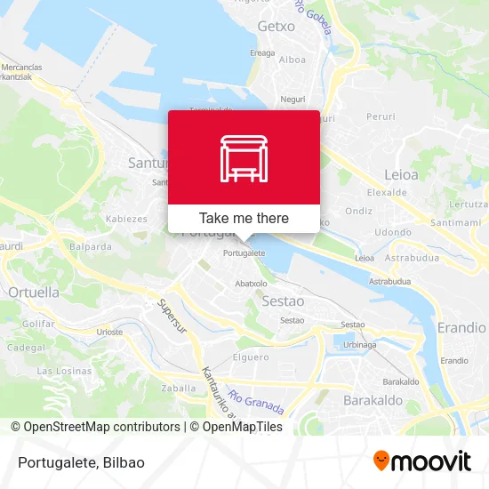 Portugalete map