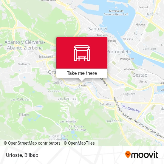 Urioste map
