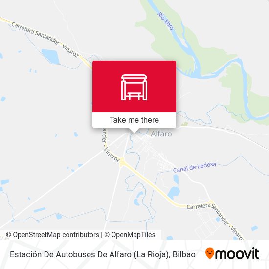 Estación De Autobuses De Alfaro (La Rioja) map