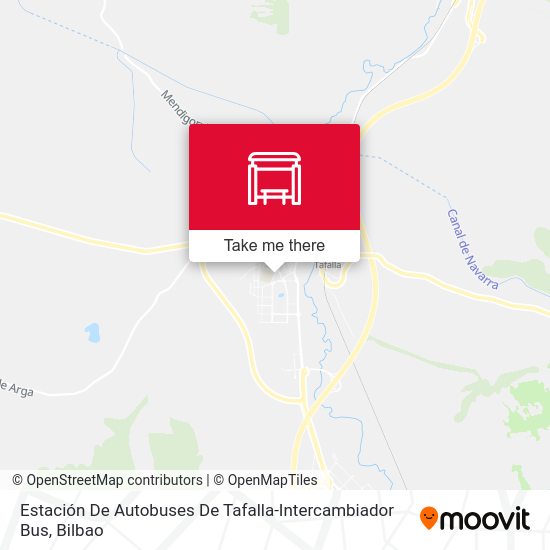 Estación De Autobuses De Tafalla-Intercambiador Bus map