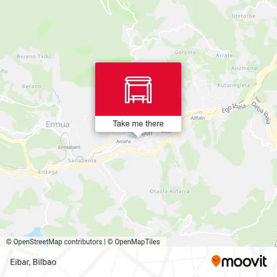 Eibar map