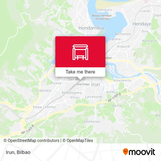 Irun map
