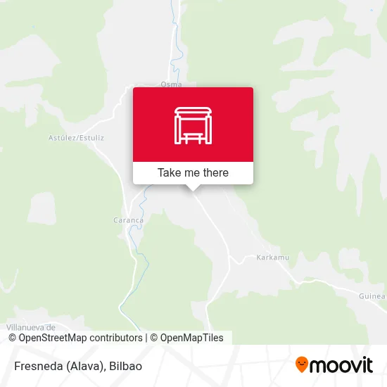 Fresneda (Alava) map