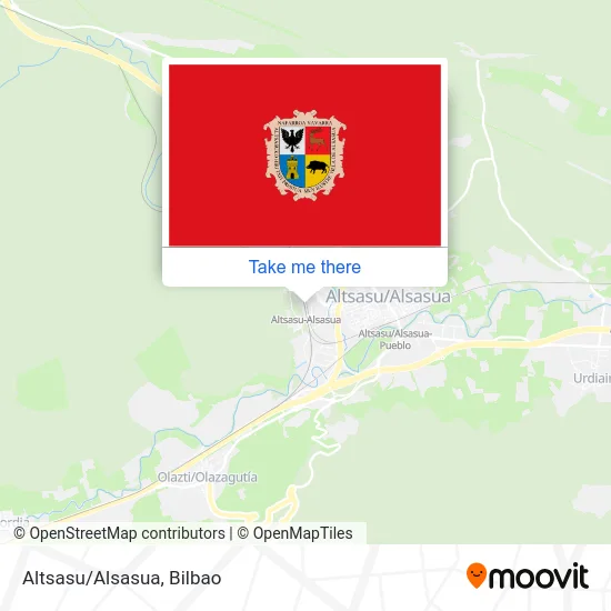 Altsasu/Alsasua map